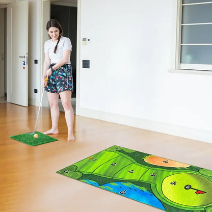 Golf Game Mat Set