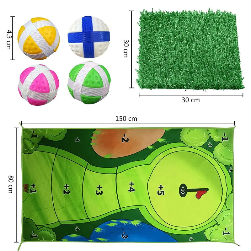 Golf Game Mat Set